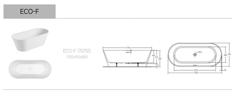 ALCOSWELL ECO-F Vasca Free Standing