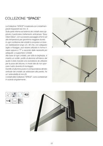 Space Parete Doccia Walk-In