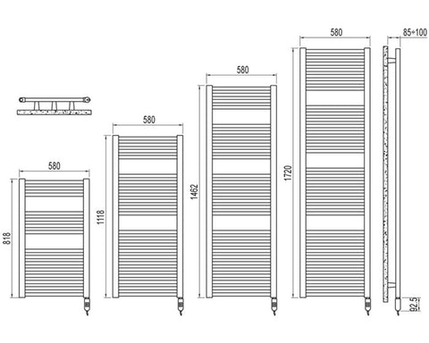 Ares - Radiatore Scaldasalviette Convenzionale