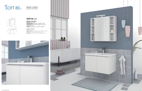 Soft 02 Mobile Arredo Bagno CM 80