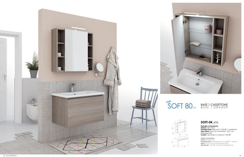 Soft 04 Mobile Arredo Bagno CM 80