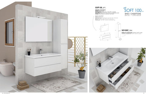 Soft 05 Mobile Arredo Bagno CM 100