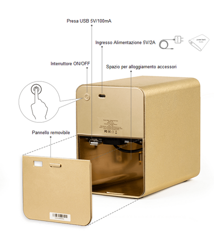 Nail Printer O2NAILS H1 Stampante Unghie Nails Art Decorazione Unghie