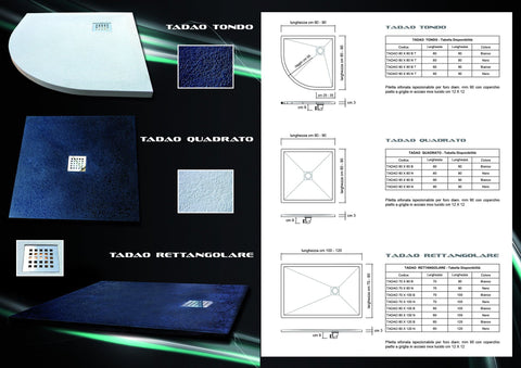 Tadao Rettangolare - Piatto Doccia in Resina