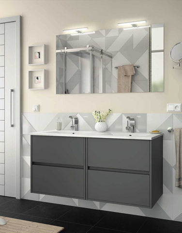 S 04 Noja 4 Cassetti Doppio Lavabo 1200