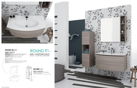 Round 02 Mobile Arredo Bagno CM 90