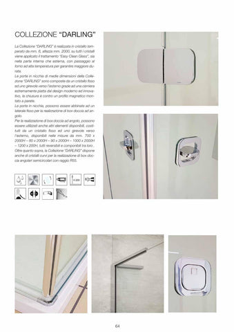 Darling Cabina Doccia Angolare Battente