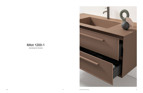 Milot 120 2C Mobile Arredo Bagno Sospeso