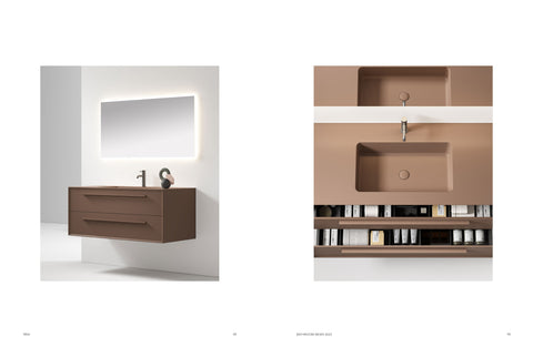 Milot 120 2C Mobile Arredo Bagno Sospeso